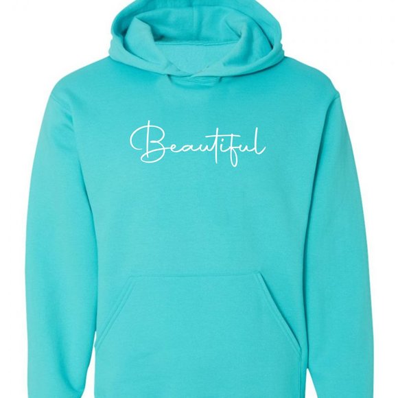Beautiful Hoodie - Tiffany blue